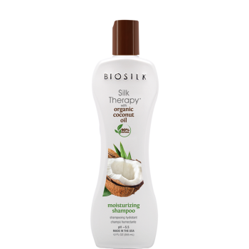 Увлажняющий шампунь с кокосовым маслом Organic Coconut Oil Moisturizing Shampoo (Biosilk)