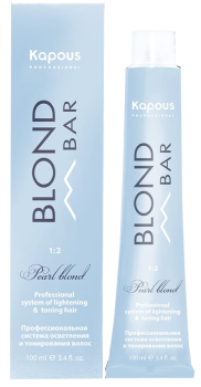 Крем-краска для волос с экстрактом жемчуга Blond Bar (Kapous)