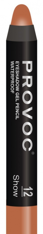 Тени-карандаш водостойкие Eyeshadow Pencil (PVEP12, 12, медный шиммер, 1 шт)