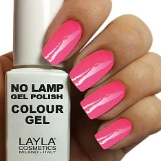 Гель для ногтей цветной No Lamp Gel Polish (1658R25-021, N.21, Fluo Pink, 1 шт)