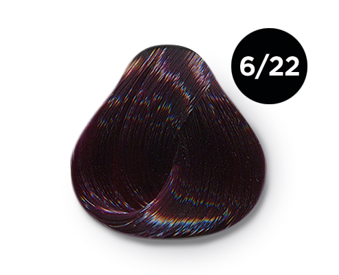 Перманентная крем-краска для волос Ollin Color (770433, 6/22, темно-русый фиолетовый, 100 мл, Русый)