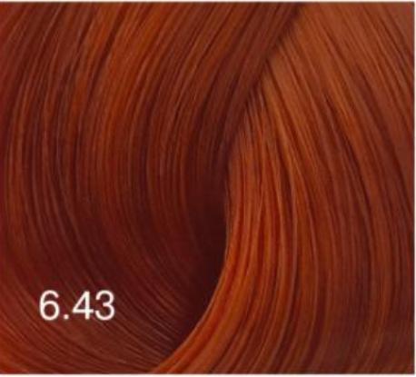 Перманентный крем-краситель для волос Expert Color (8022033103833, 6/43, темно-русый медно-золотистый, 100 мл)