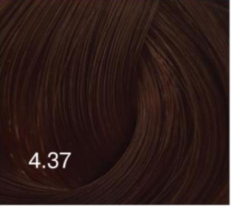 Перманентный крем-краситель для волос Expert Color (8022033104182, 4/37, шатен золотисто-коричневый, 100 мл)