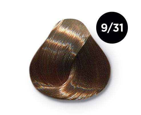 Перманентная крем-краска для волос Ollin Color (770839, 9/31, блондин золотисто-пепельный, 100 мл, Блондин)