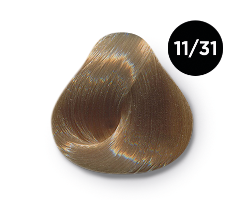 Перманентная крем-краска для волос Ollin Color (771072, 11/31, специальный блондин золотисто-пепельный, 100 мл, Блондин)