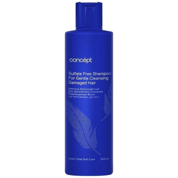 Шампунь бессульфатный для деликатного очищения поврежденных волос Soft Care (Concept)