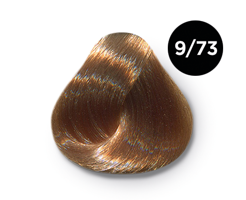 Перманентная крем-краска для волос Ollin Color (770877, 9/73, блондин коричнево-золотистый, 100 мл, Блондин)