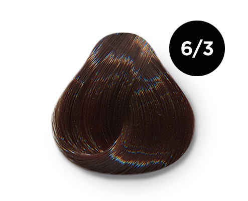 Перманентная крем-краска для волос Ollin Color (770440, 6/3, темно-русый золотистый, 100 мл, Русый)