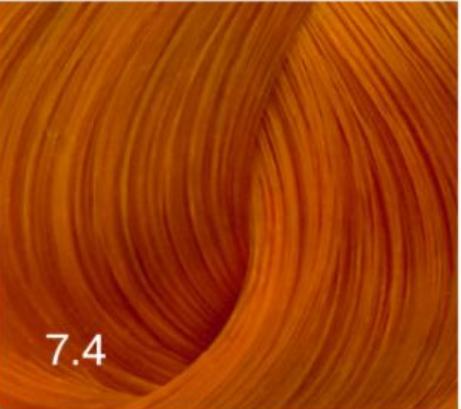 Перманентный крем-краситель для волос Expert Color (8022033103604, 7/4, русый медный, 100 мл)