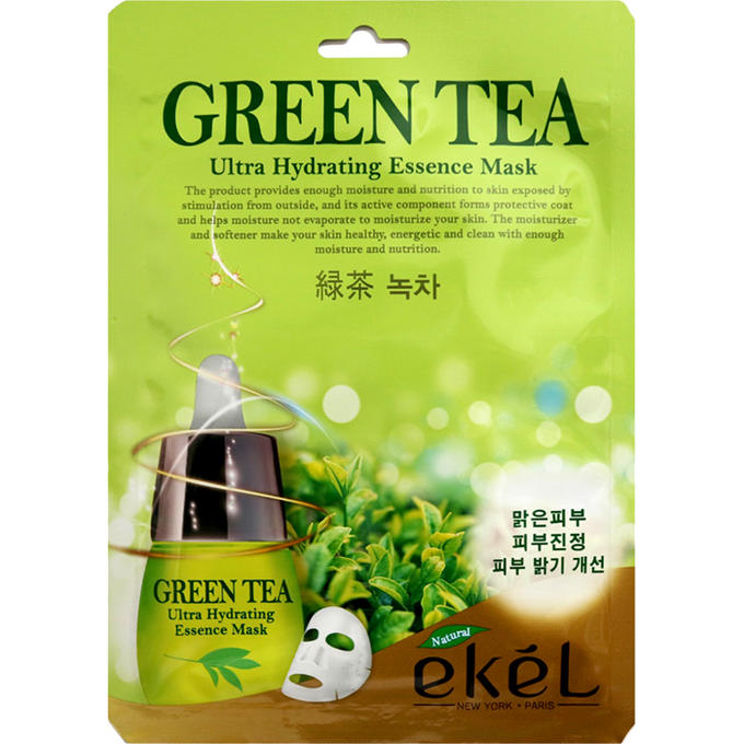 Тканевая маска с экстрактом зеленого чая