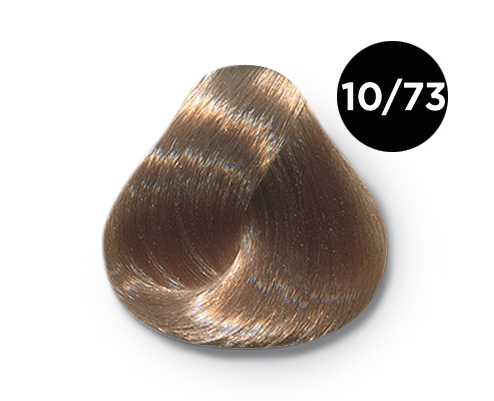 Перманентная крем-краска для волос Ollin Color (770990, 10/73, светлый блондин коричнево-золотистый, 100 мл, Блондин)