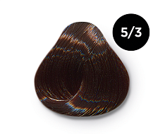 Перманентная крем-краска для волос Ollin Color (770341, 5/3, светлый шатен золотистый, 100 мл, Шатен)
