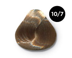Перманентная крем-краска для волос Ollin Color (770983, 10/7, светлый блондин коричневый, 100 мл, Блондин)
