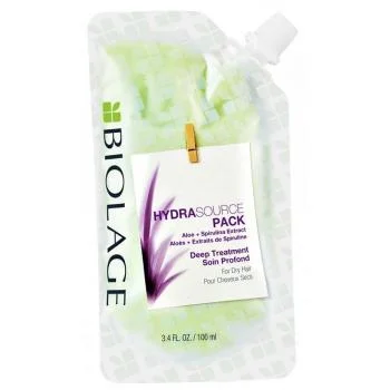 Маска-концентрат с алоэ и спирулиной для глубокого восстановления сухих волос HydraSource Biolage 100 мл
