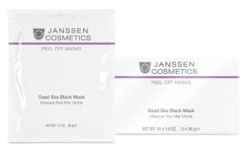 Альгинатная маска на основе грязи Мёртвого моря Black Dead Sea Mask Janssen Cosmetics 10*30 г