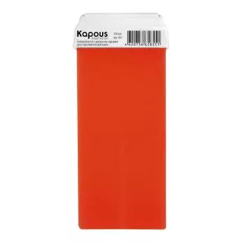 Гелевый воск с ароматом Черники с широким роликом Kapous 100 мл
