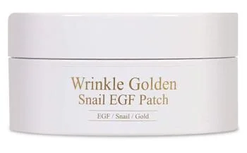 Омолаживающие патчи с улиточным муцином и EGF Wrinkle Golden Snail EGF Patch The Skin House 60 шт
