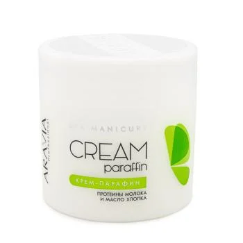 Крем-парафин Натуральный с молочными протеинами Aravia 300 мл