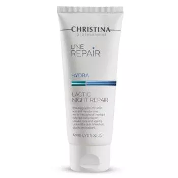 Восстанавливающий ночной крем с молочной кислотой Hydra Lactic Night Repair Christina 60 мл