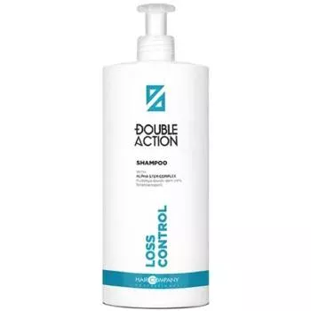 Шампунь против выпадения волос Double Action Loss Control Shampoo Hair Company Professional 1000 мл