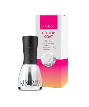 Гелевое покрытие нового поколения Gel Top Coat Limoni 15 мл