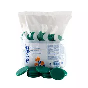 Горячий воск в дисках Зелёный Beauty Image