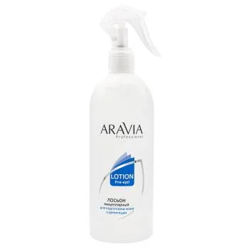 Мицеллярный лосьон для подготовки кожи к депиляции Aravia