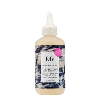 Деликатно очищающий шампунь для волос и кожи головы с яблочным уксусом Мое Сокровище Lost Treasure Apple Cider Vinegar Cleansing Rinse R+Co 177 мл