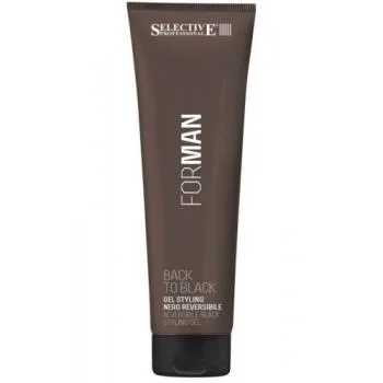 Гель для укладки со смываемым черным пигментом Cemani Back to black Selective Professional