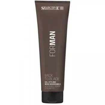 Гель для укладки со смываемым черным пигментом Cemani Back to black Selective Professional