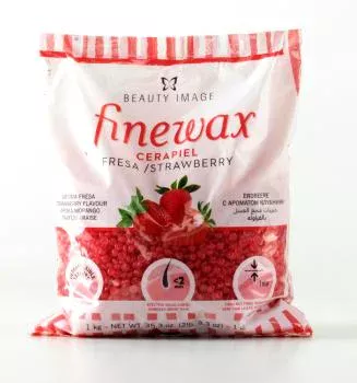Плёночный воск в гранулах с ароматом клубники Finewax Beauty Image 1000 г