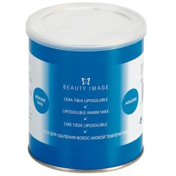 Баночка с воском - Синий - с азуленом , для чувствительной кожи Beauty Image 800 мл