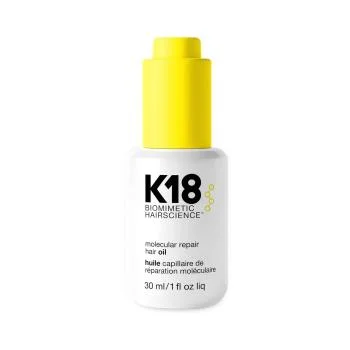 Масло-бустер для молекулярного восстановления волос Molecular Repair Hair Oil K18 30 мл Масло-бустер для молекулярного восстановления волос Molecular Repair Hair Oil K18 30 мл