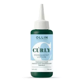 Перманентный лосьон для осветленных и мелированных волос Curly Ollin Professional 150 мл