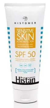 Крем солнцезащитный для чувствительной кожи Histan Sensitive Skin Active Protection SPF 50 Histomer 200 мл