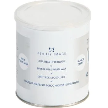 Баночка с воском - белый с тальком Beauty Image 800 мл