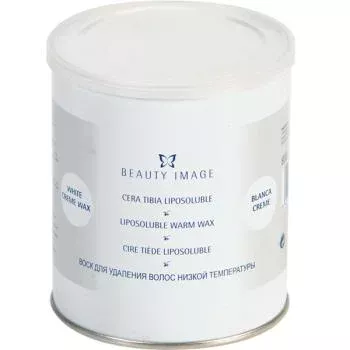 Баночка с воском - белый с тальком (для очень чувствительной кожи и жестких коротких волос) Beauty Image