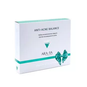 Набор против несовершенств кожи Anti-Acne Balance Aravia 1 шт