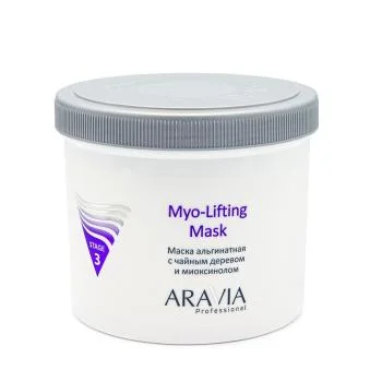 Маска альгинатная с чайным деревом и миоксинолом Myo-Lifting Aravia 550 мл