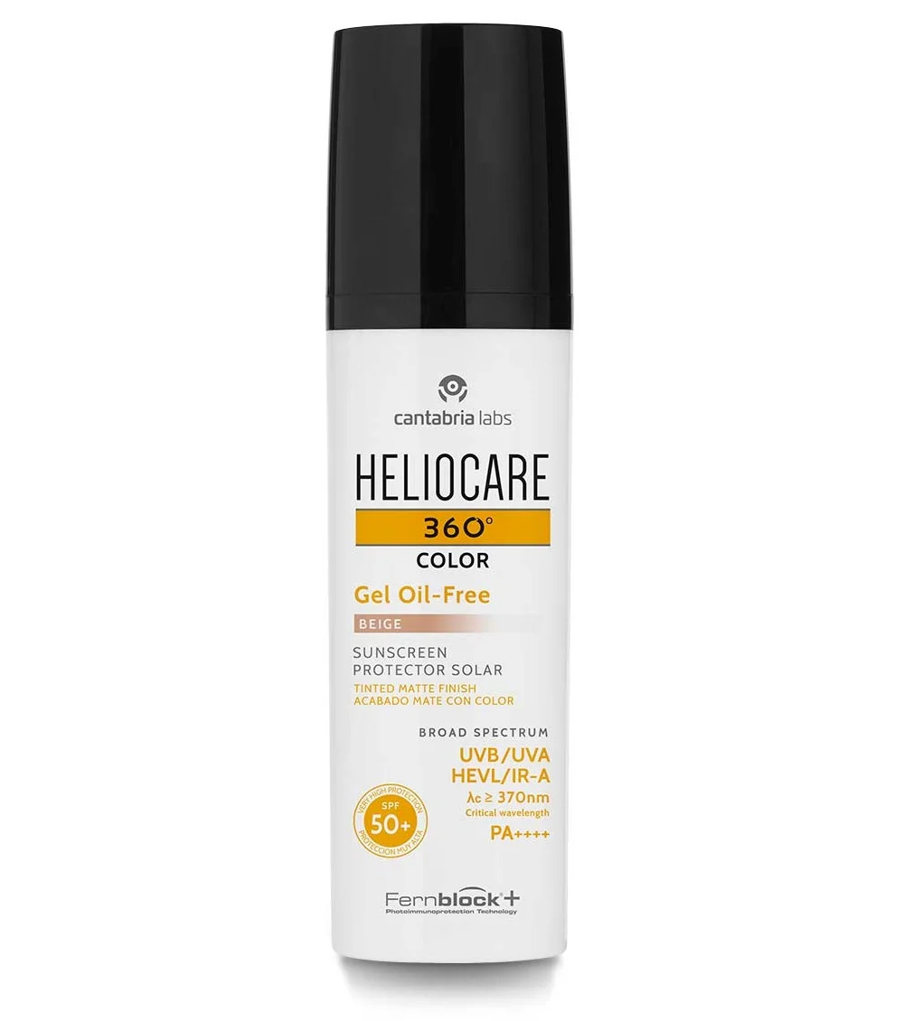 Тональный солнцезащитный гель с СЗФ 50+ бежевый Heliocare 360º Color Gel Oil-Free Beige SPF 50+