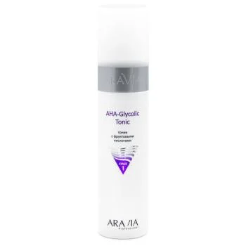 Тоник с фруктовыми кислотами AHA Glycolic Tonic Aravia 250 мл
