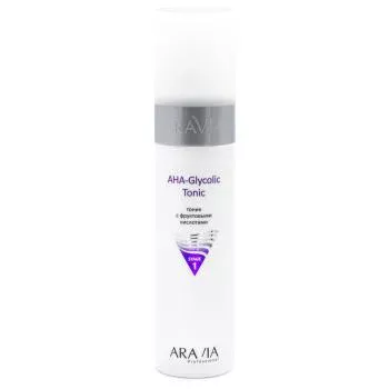 Тоник с фруктовыми кислотами AHA Glycolic Tonic Aravia 250 мл
