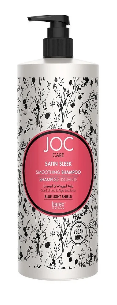 Разглаживающий шампунь с льняным семенем и крылатой водорослью Satin Sleek