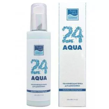 Увлажняющая пенка для демакияжа Аква 24 Beauty Style 200 мл