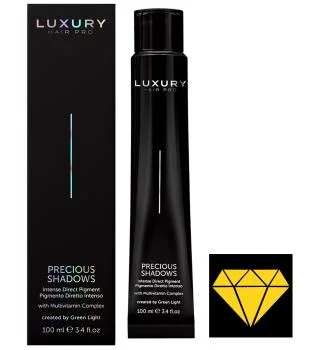 Интенсивный прямой пигмент Драгоценные оттенки Янтарь Precious Shadows Amber Green Light 100 мл