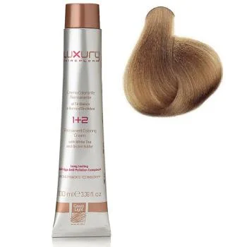 Стойкая крем-краска Светлый табачный блондин 8.73 Luxury Hair Color Light Tobacco Blond 8.73 Green Light 100 мл