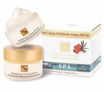 Крем для лица облепиховый для предотвращения старения SPF 20 Health &amp; Beauty 50 мл