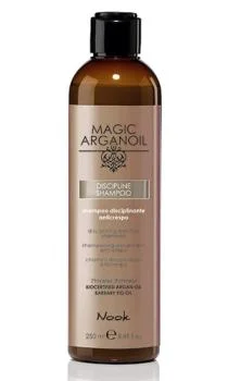 Шампунь для ухода за непослушными волосами Disciplining anti-frizz Shampoo Nook 250 мл