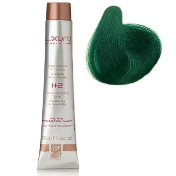 Стойкая крем-краска Зеленый Luxury Hair Color Green Green Light 100 мл