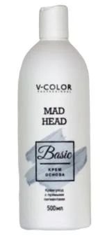 Крем-основа для прямых пигментов с дозатором Mad Head Basic V-Color 500 мл